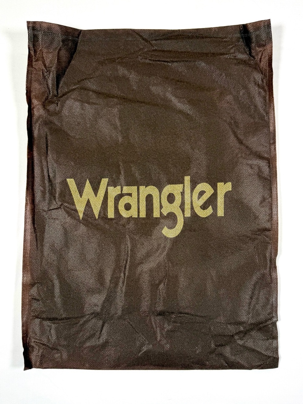WRANGLER Brown Logo Handbag Dust Bag Tote Purse Storage‎ Cover Western Travel